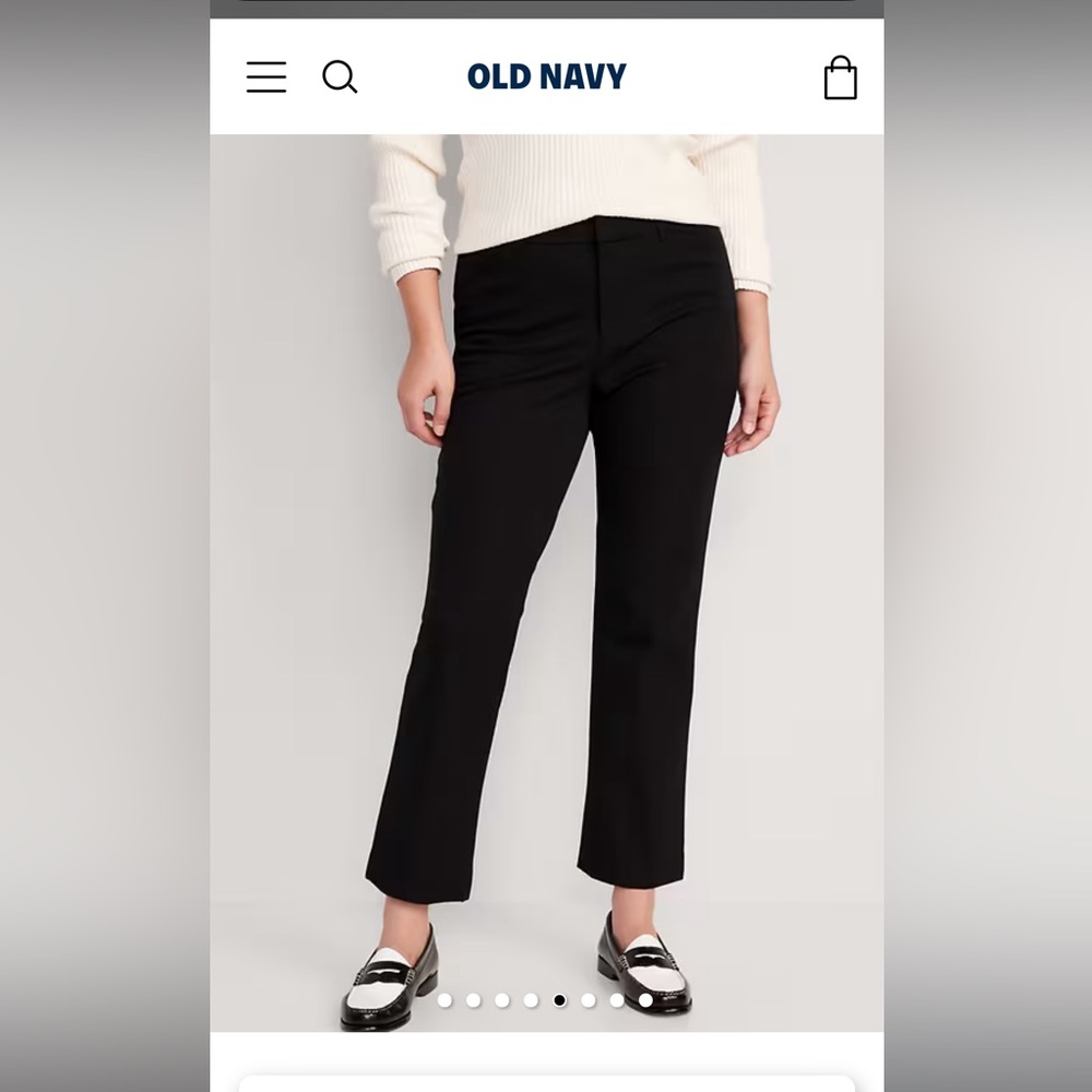 Old Navy High Waisted Pixie Straight Leg